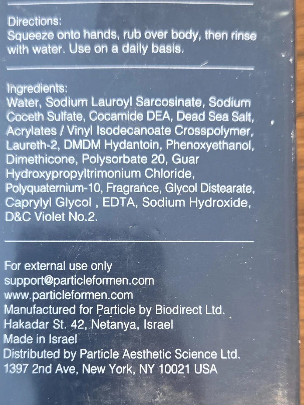 Particle Men's Body Wash